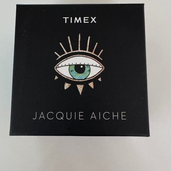 Timex Legacy x Jacquie Aiche Gold Sunray Dial with Tribe Eye - Picture 2 of 2